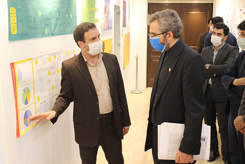 بازدید دکتر علی باقری کنی، معاون امور بین‌الملل قوه قضاییه و دبیر ستاد حقوق بشر از نمایشگاه بنیان